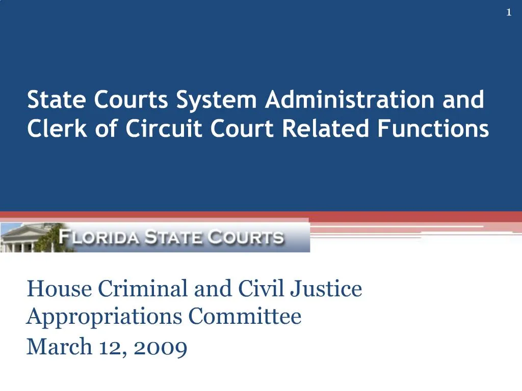 PPT Seven Principles for Stabilizing Court Funding PowerPoint