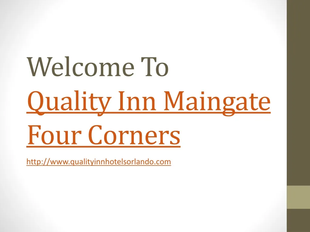 welcome to quality inn maingate four corners n.