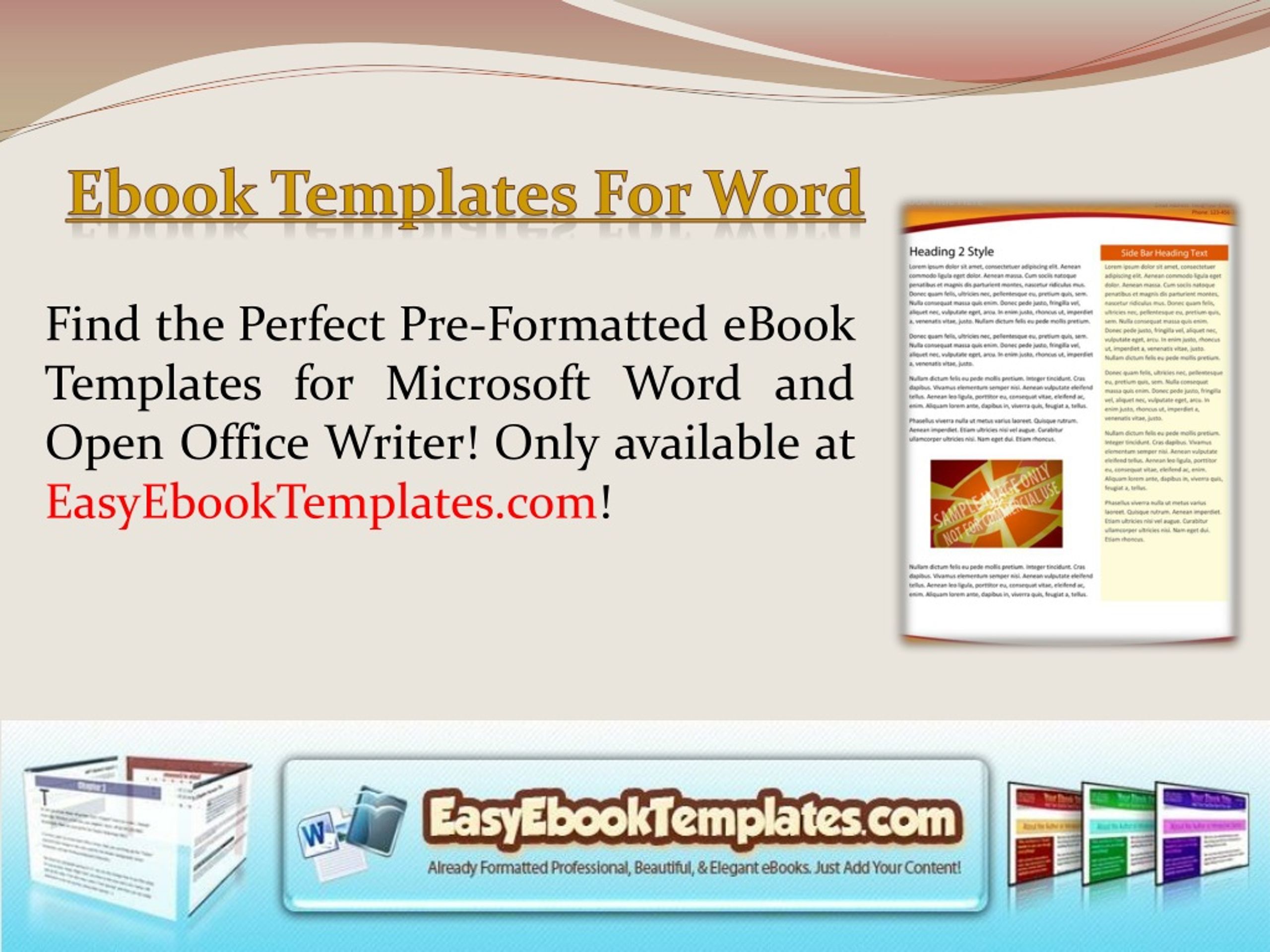 ms word ebook template