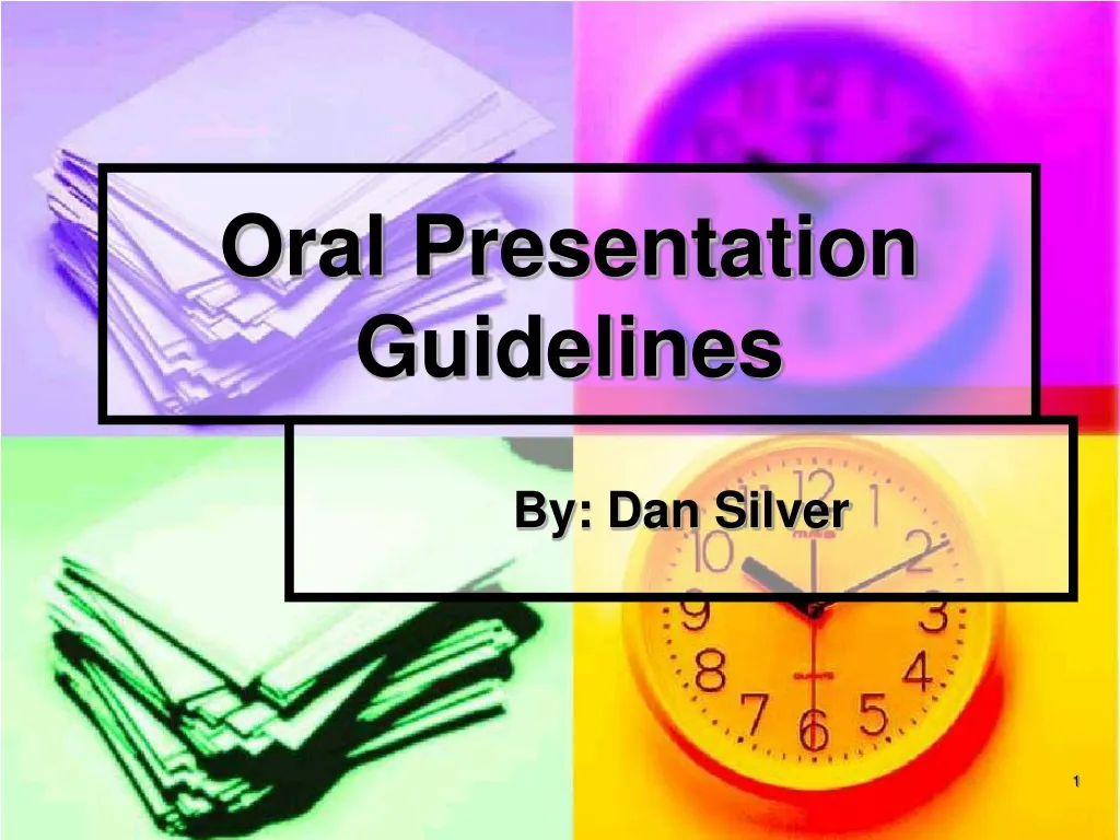 uegw oral presentation guidelines