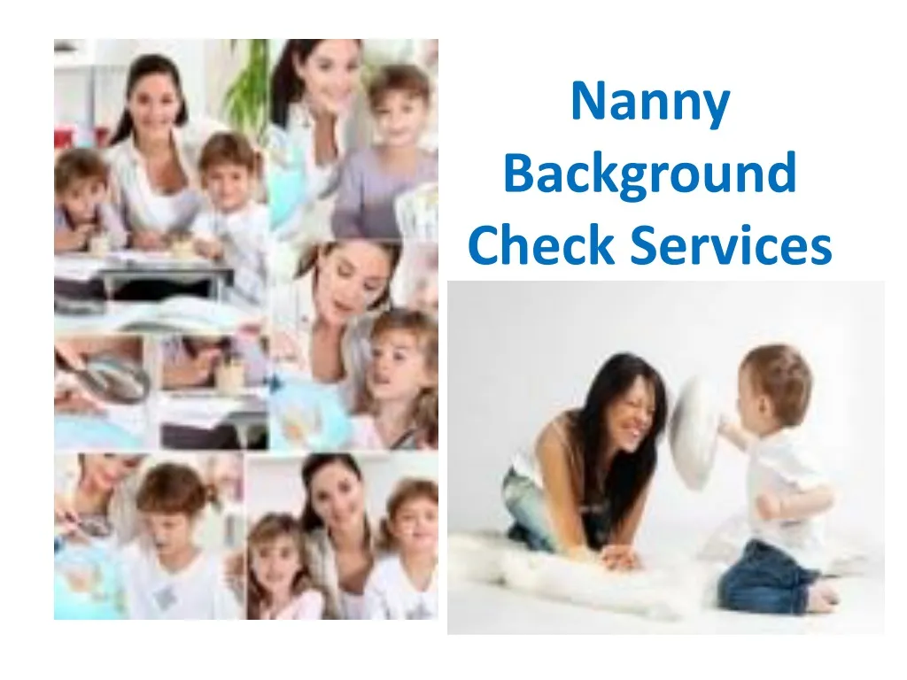 nanny background check services n.