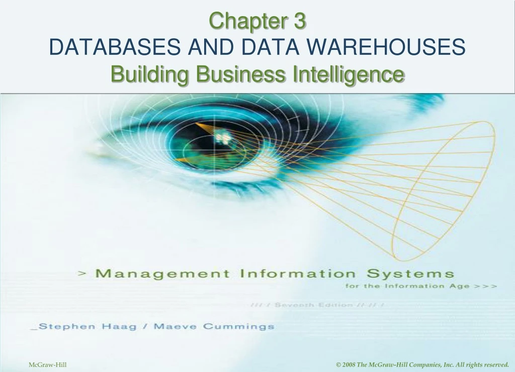 chapter 3 databases and data warehouses building business intelligence n.