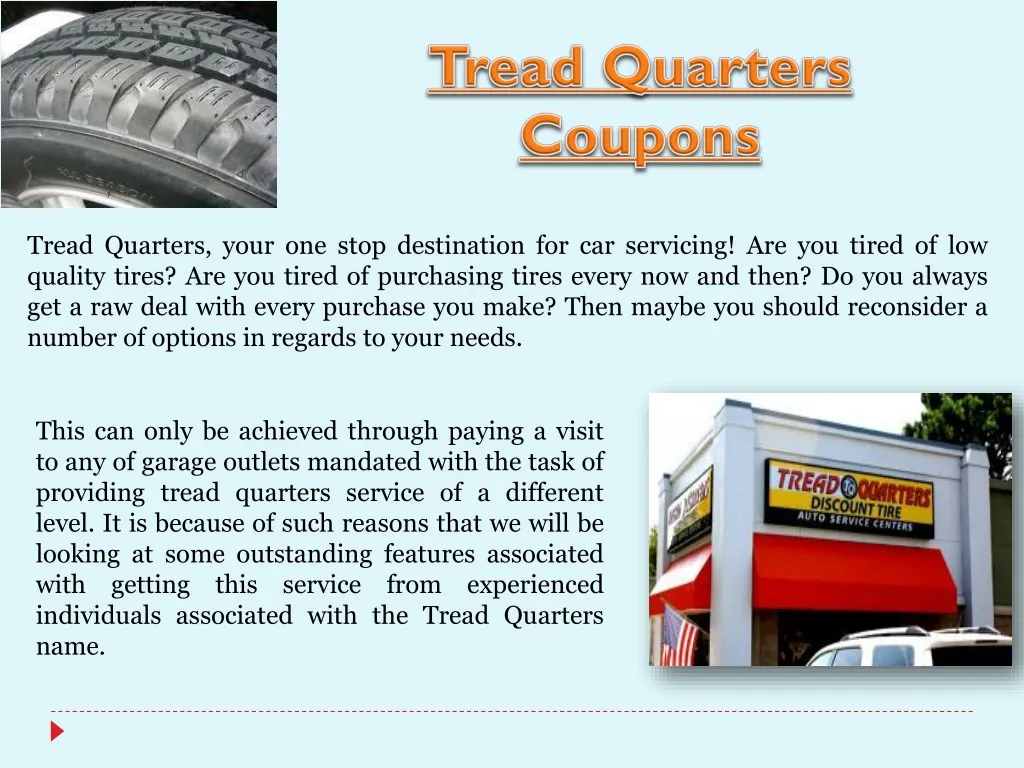PPT Tread Quarters Tires PowerPoint Presentation, free download ID1361457