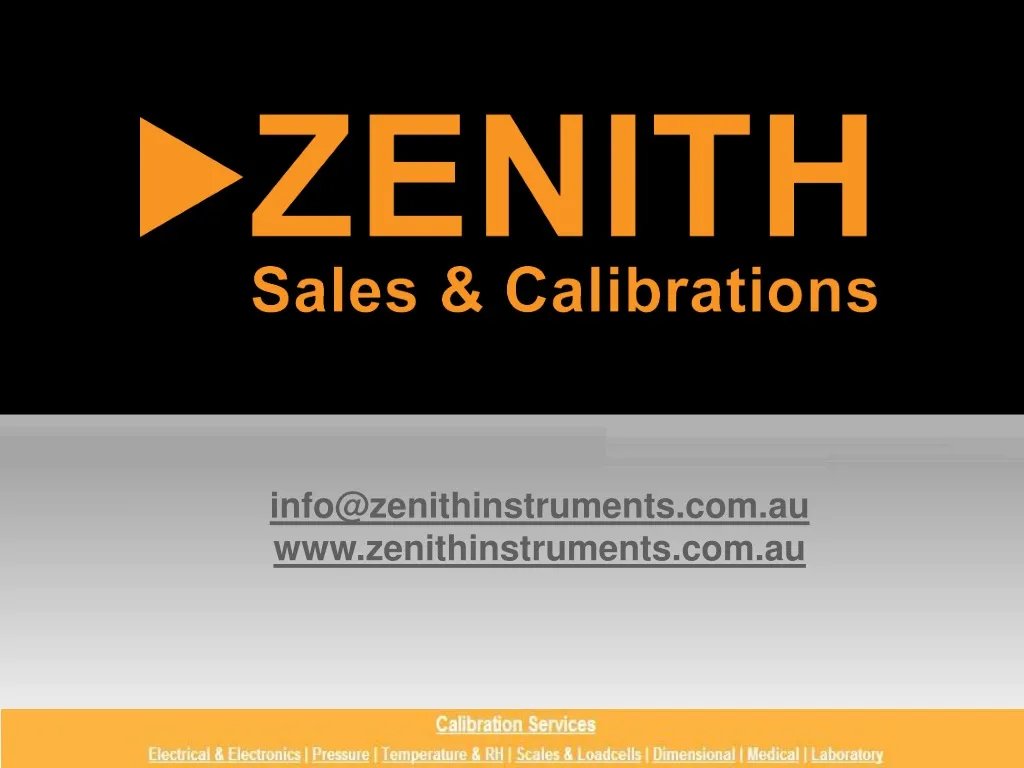 info@zenithinstruments n.