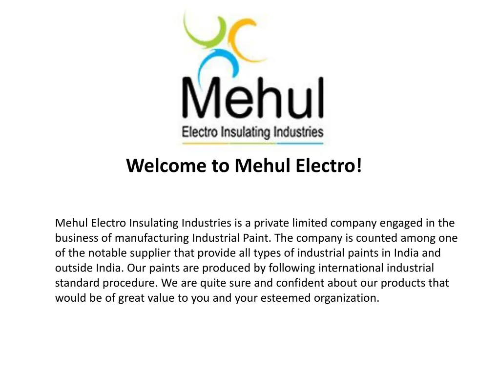 welcome to mehul electro n.