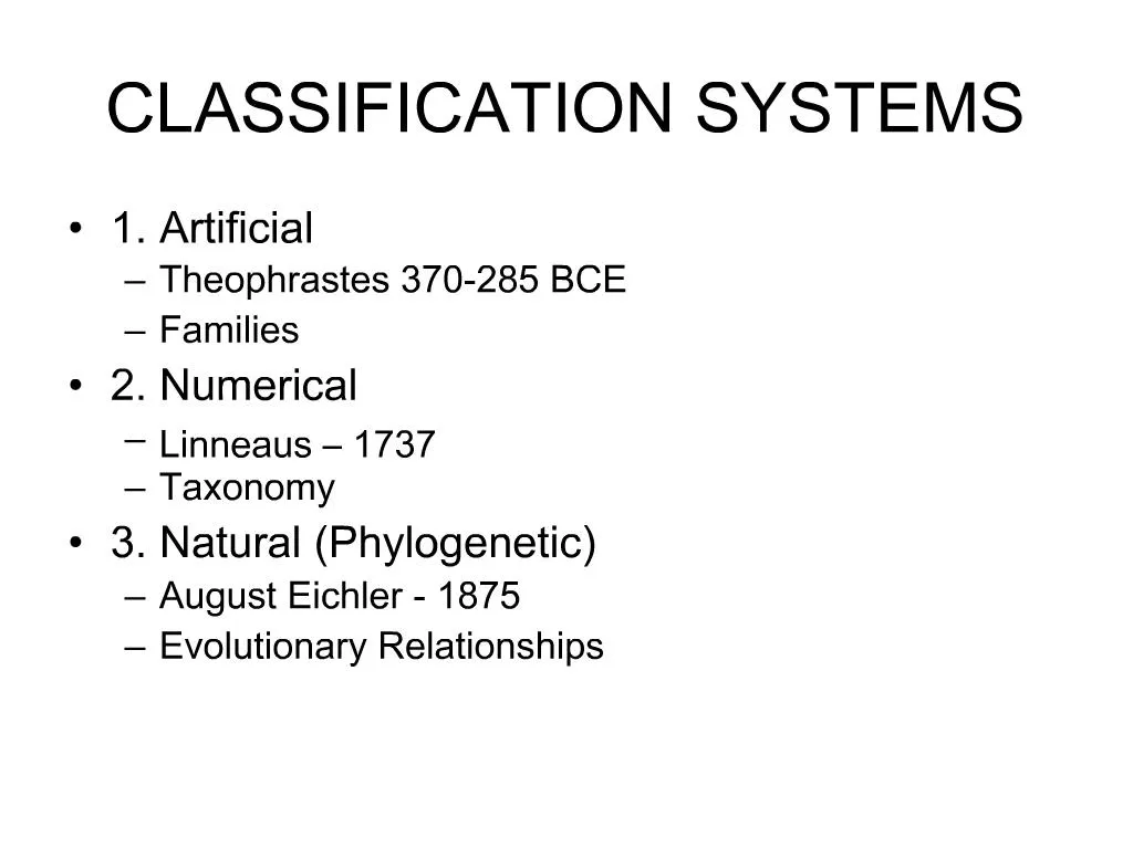 Ppt Classification Systems Powerpoint Presentation Free Download Id1362245 