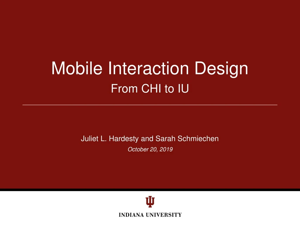 mobile interaction design n.