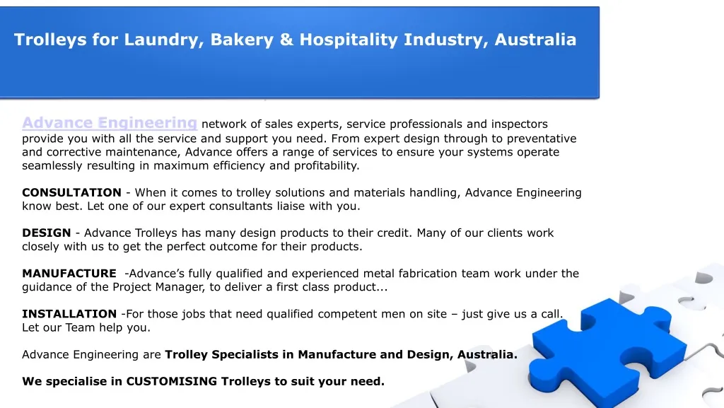 trolleys for laundry bakery hospitality industry australia n.