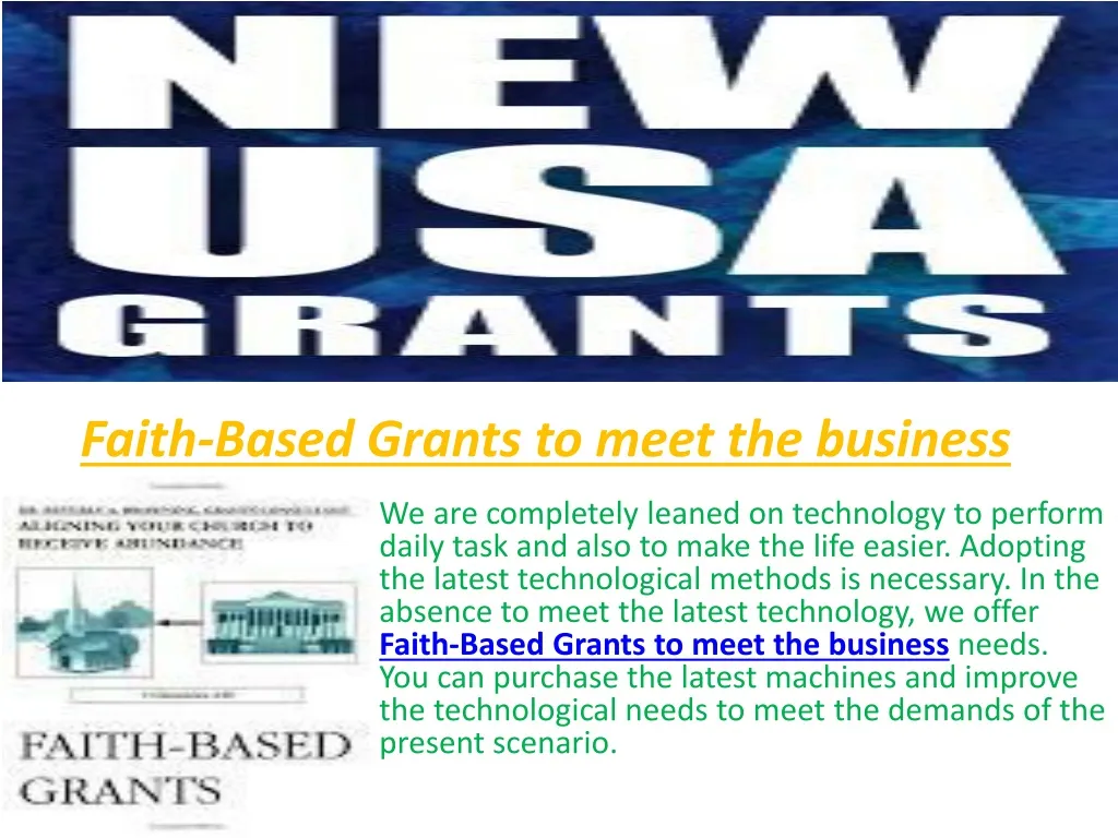 PPT Faith Based Grants PowerPoint Presentation, free download ID