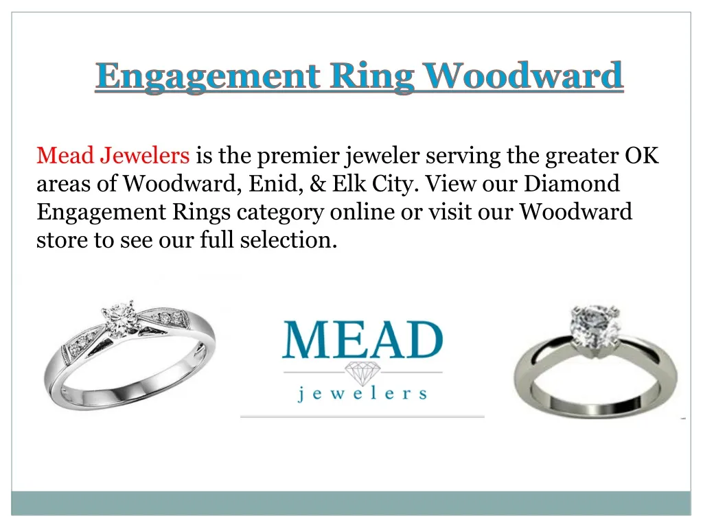 engagement ring woodward n.