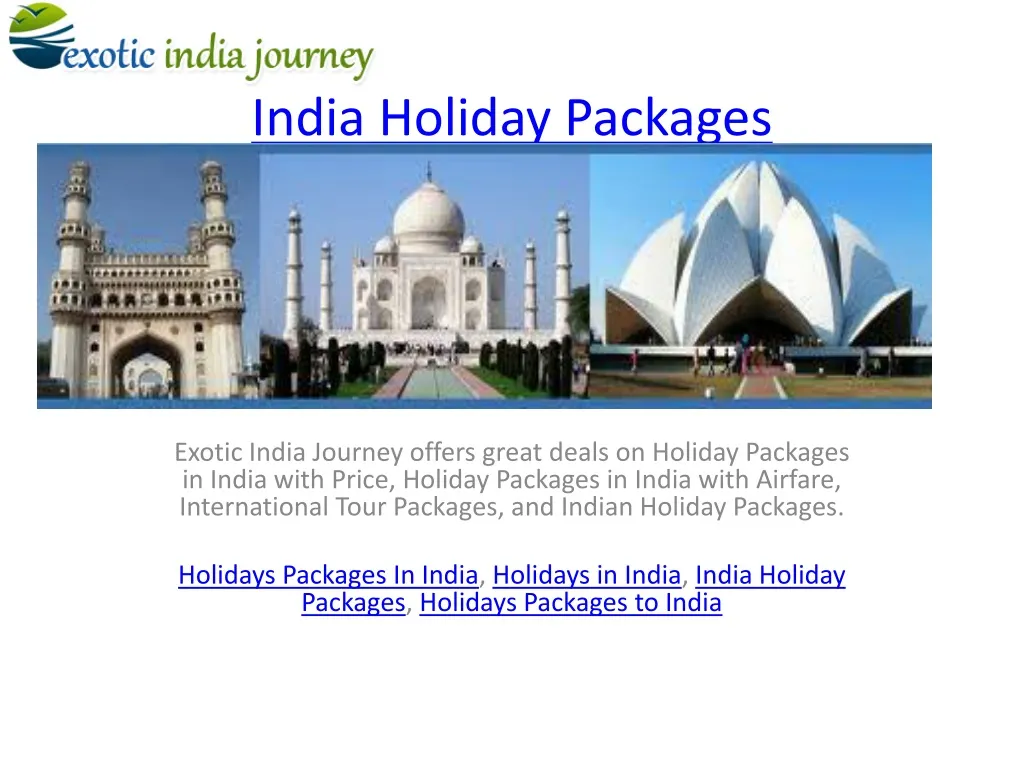 india holiday packages n.