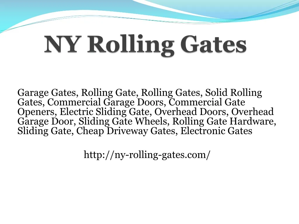 ny rolling gates n.