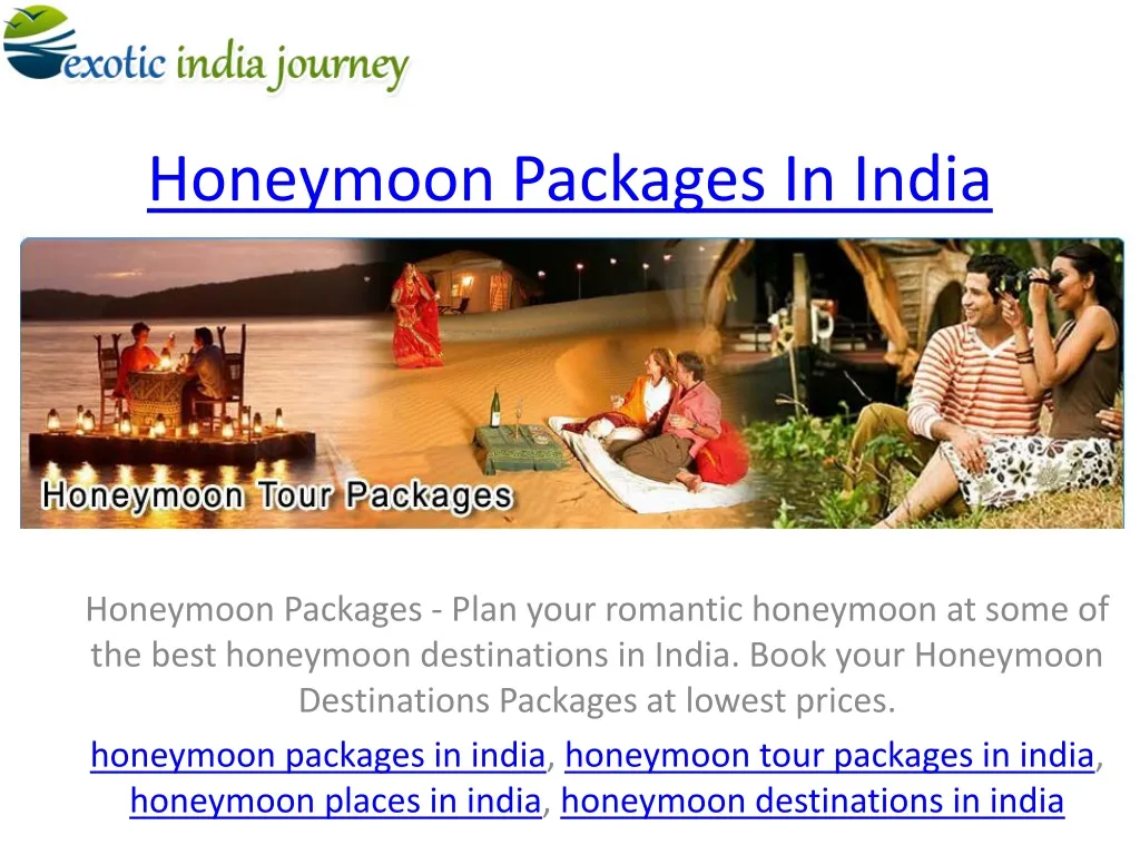 honeymoon packages in india n.