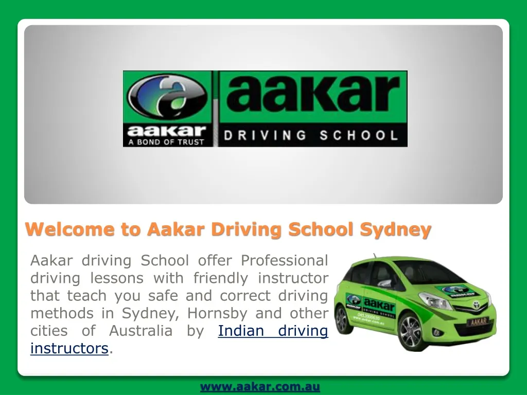 welcome to aakar driving school sydney n.