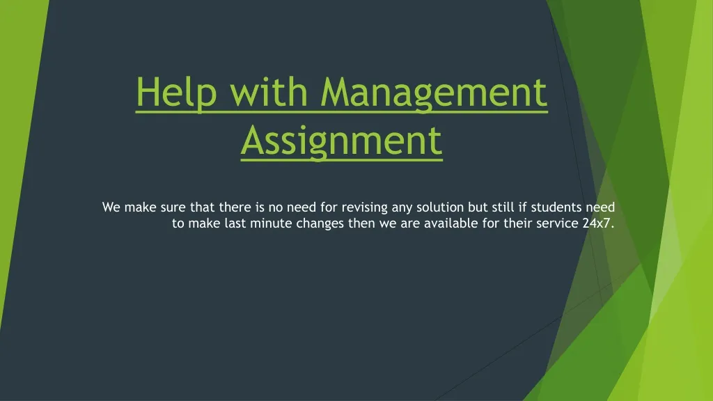 help with management assignment n.