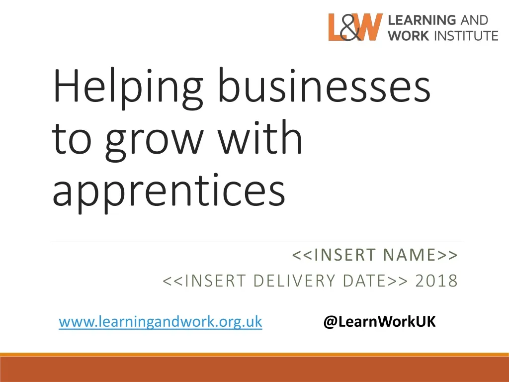 helping businesses to grow with apprentices n.
