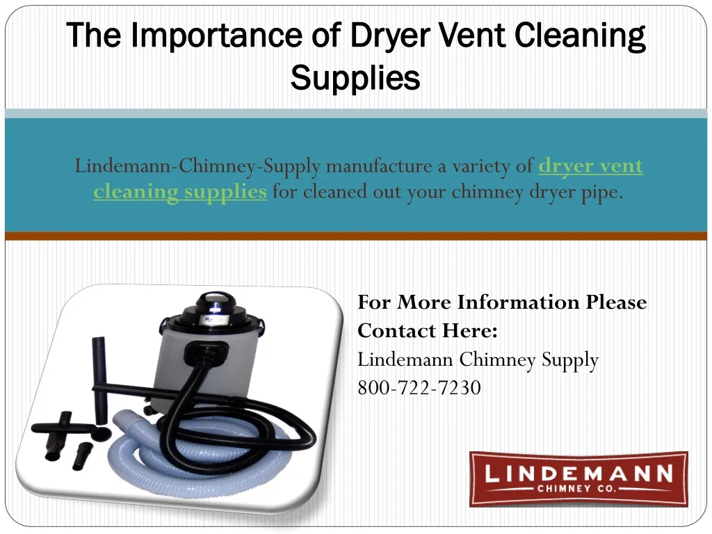 the importance of dryer vent cleaning supplies n.