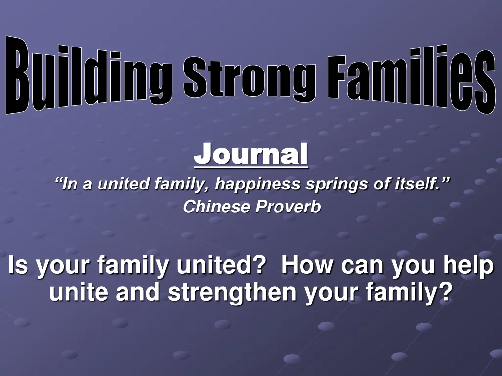 building strong families n.