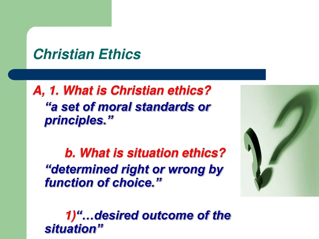 christian ethics n.