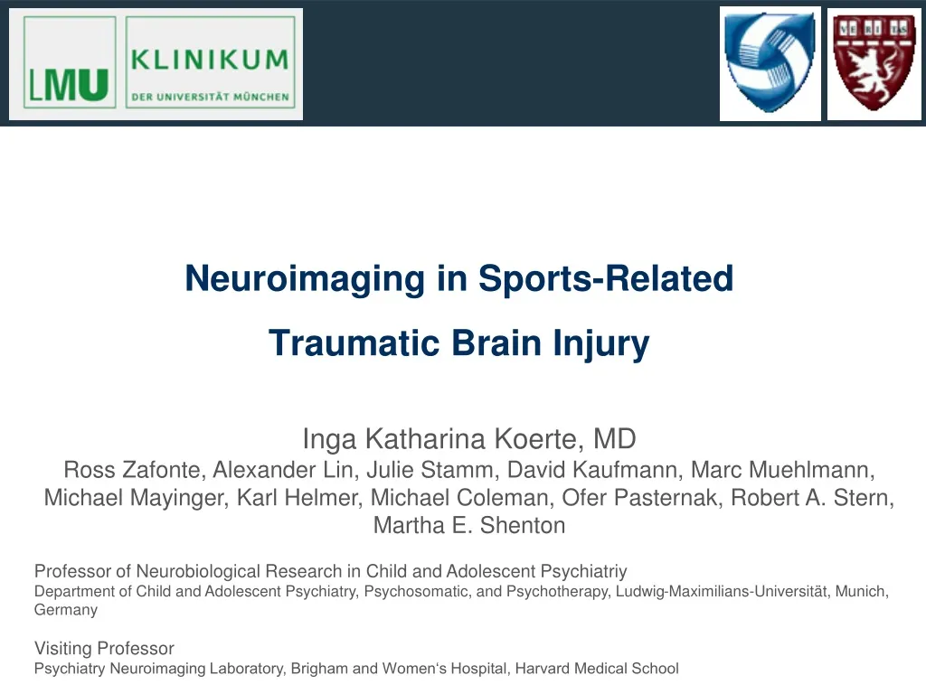 PPT - Neuroimaging in Sports-Related Traumatic Brain Injury PowerPoint ...