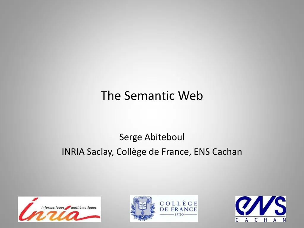 the semantic web n.