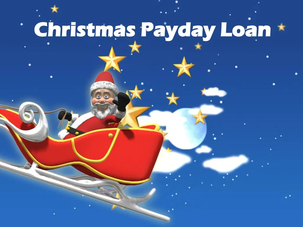 christmas payday loan n.