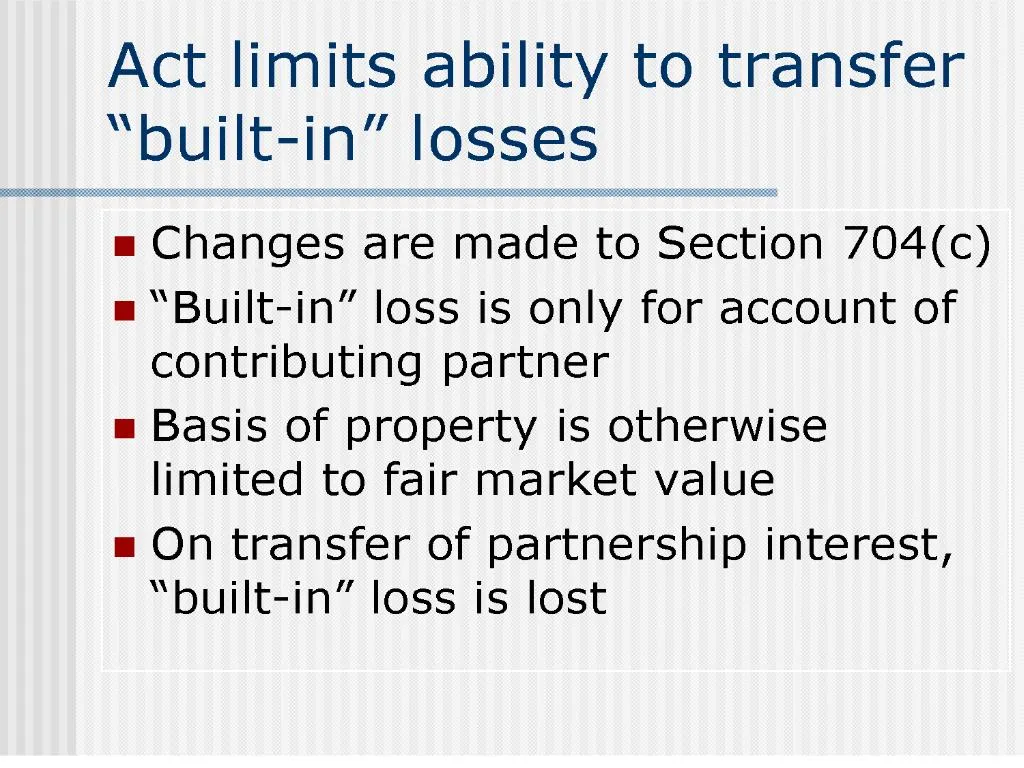 PPT - act limits ability to transfer PowerPoint Presentation, free ...