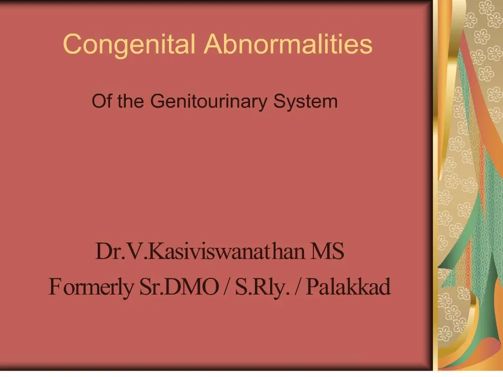 Ppt Congenital Abnormalities Powerpoint Presentation Free Download