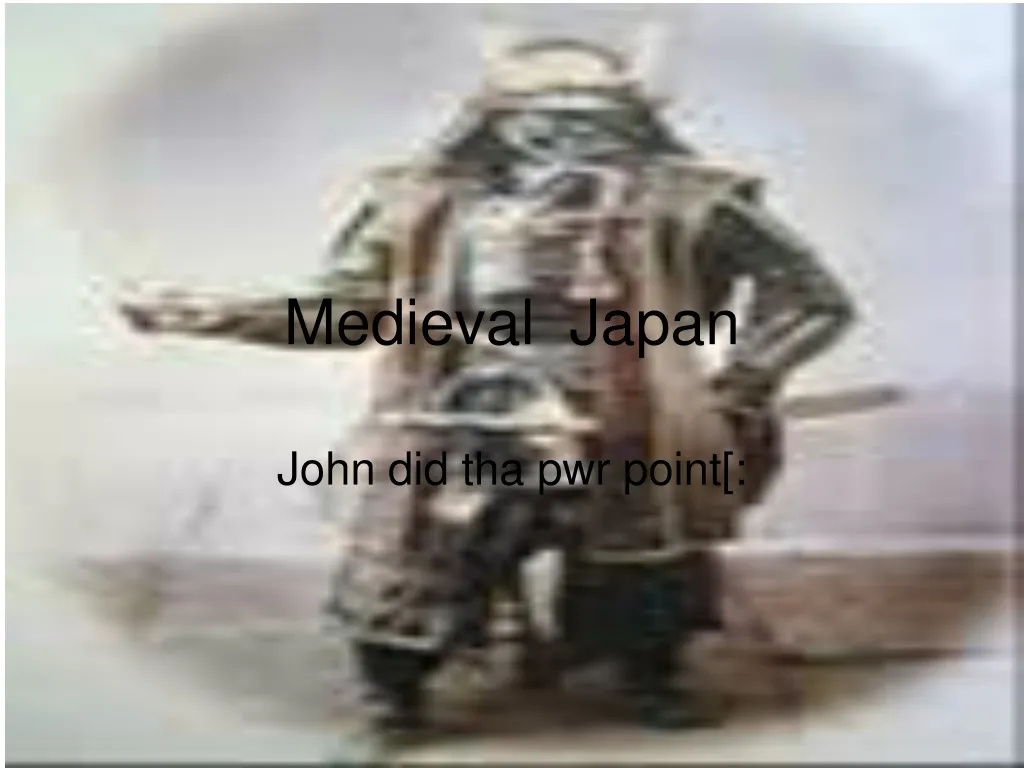 medieval japan n.
