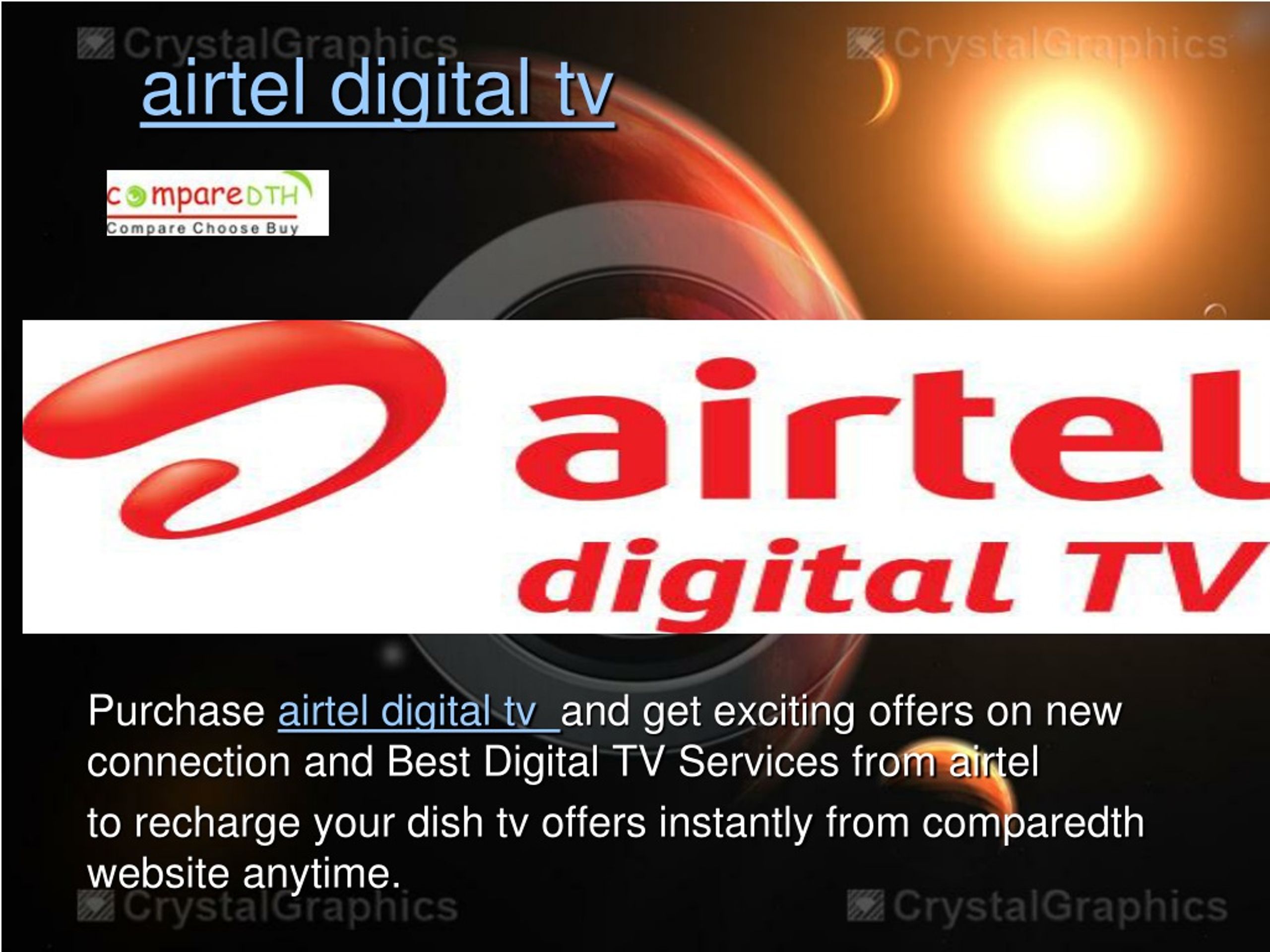 Airtel DTH [CPS] IN affiliate program Admitad India