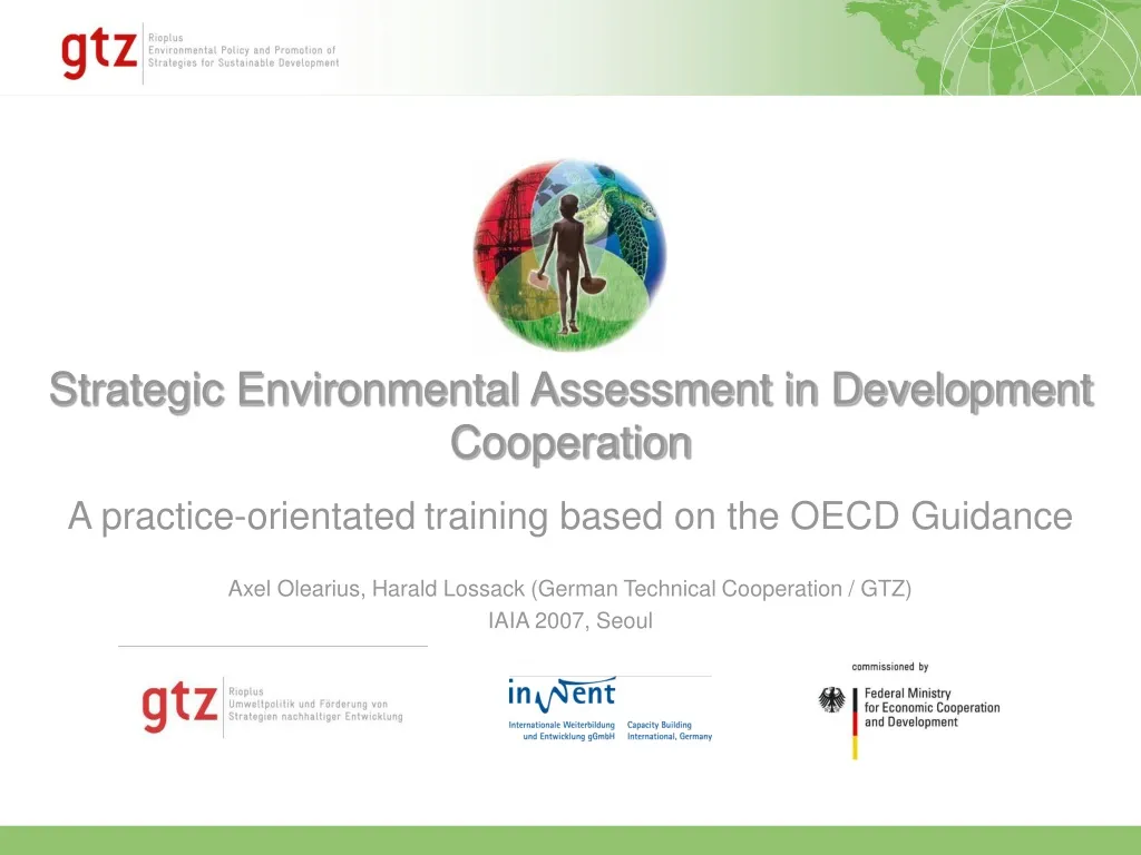 strategic environmental assessment in development cooperation n.