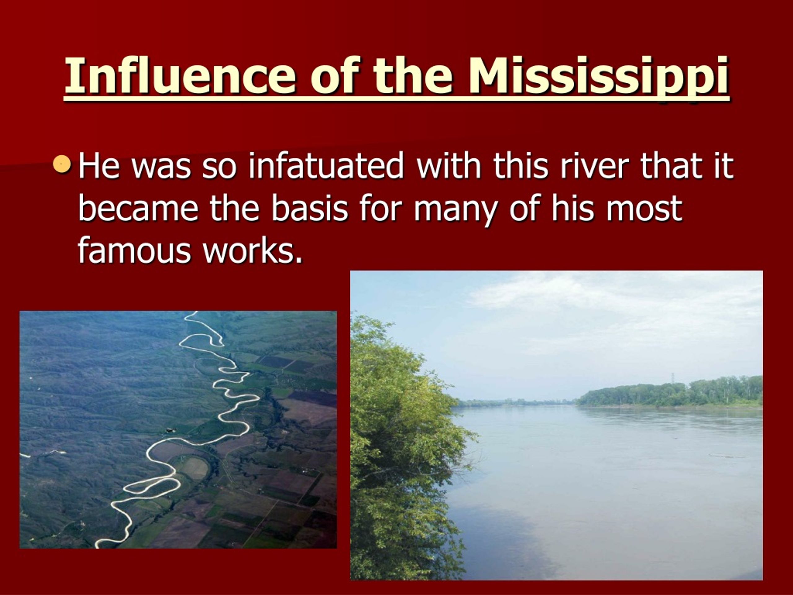 Река перевести на английский. Притоки Миссисипи.