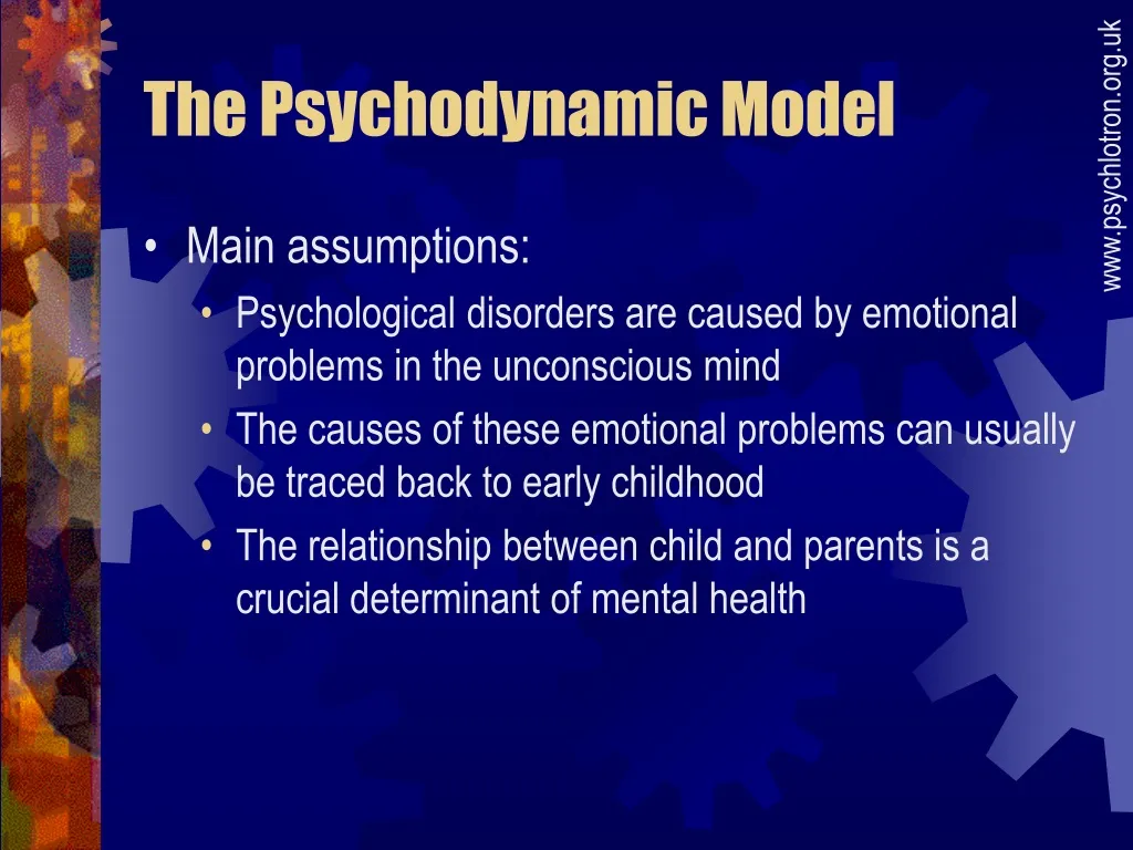 Psychodynamic Approach To School