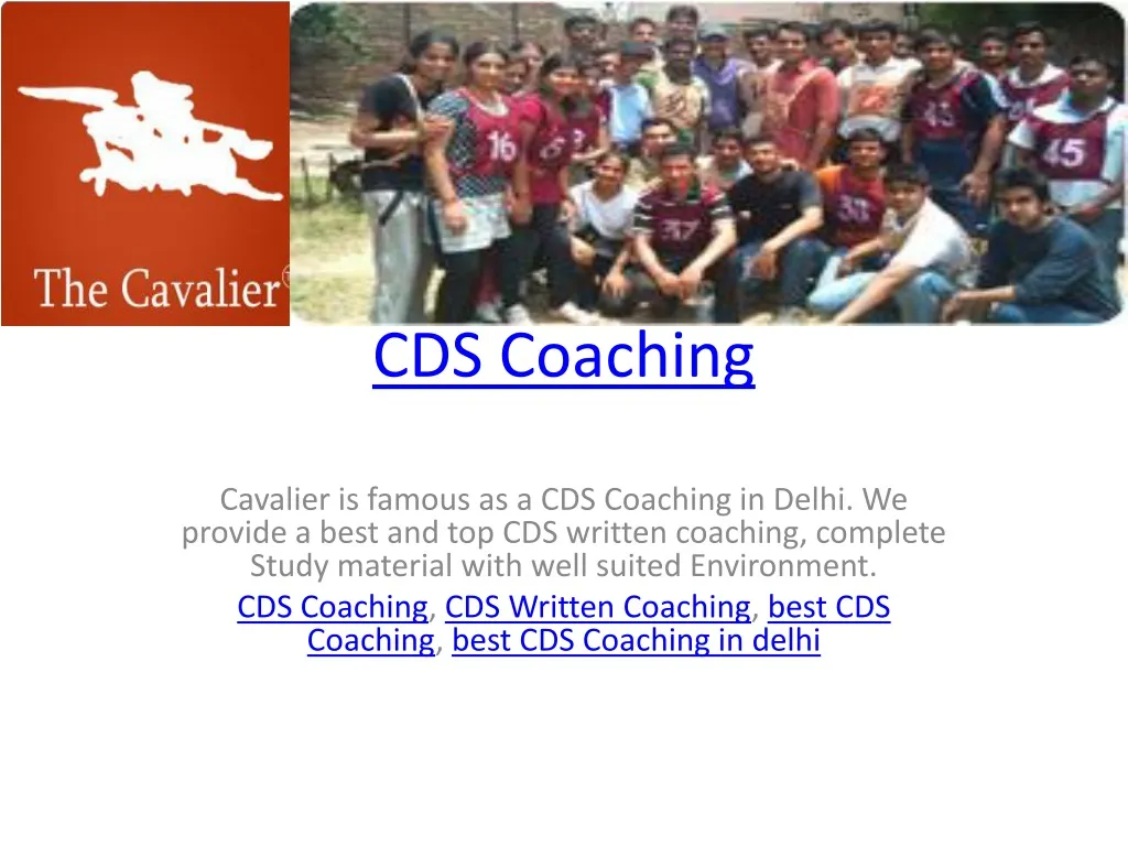 cds coaching n.