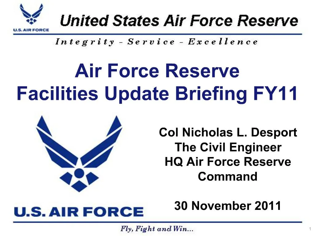 Air Force Powerpoint Briefing Template Airforce Military