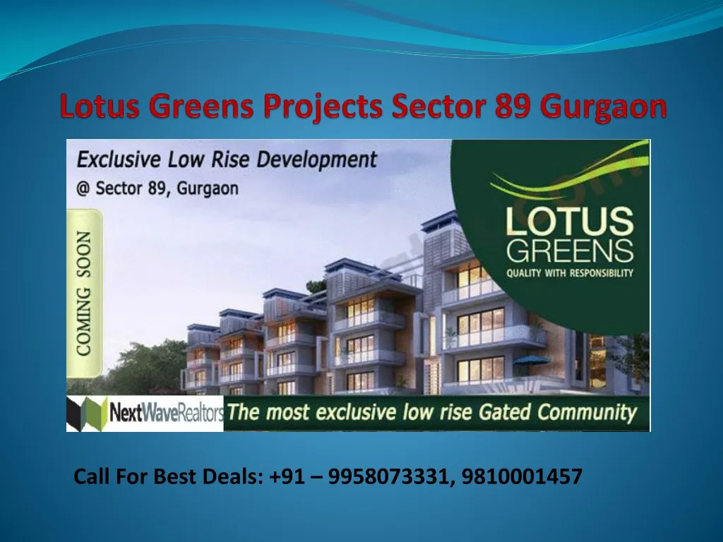 lotus greens projects sector 89 gurgaon n.