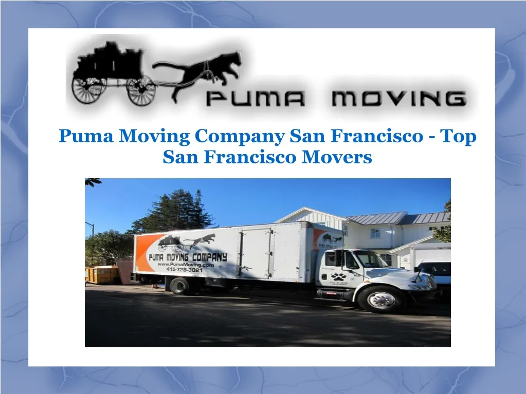puma moving company san francisco n.