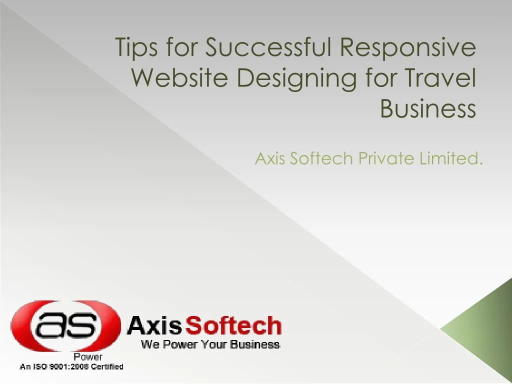 tips for successful responsive website designing for travel business n.