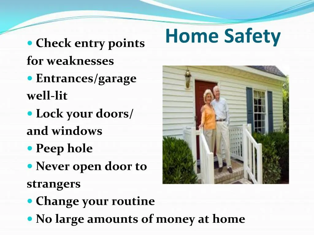 presentation on home safety