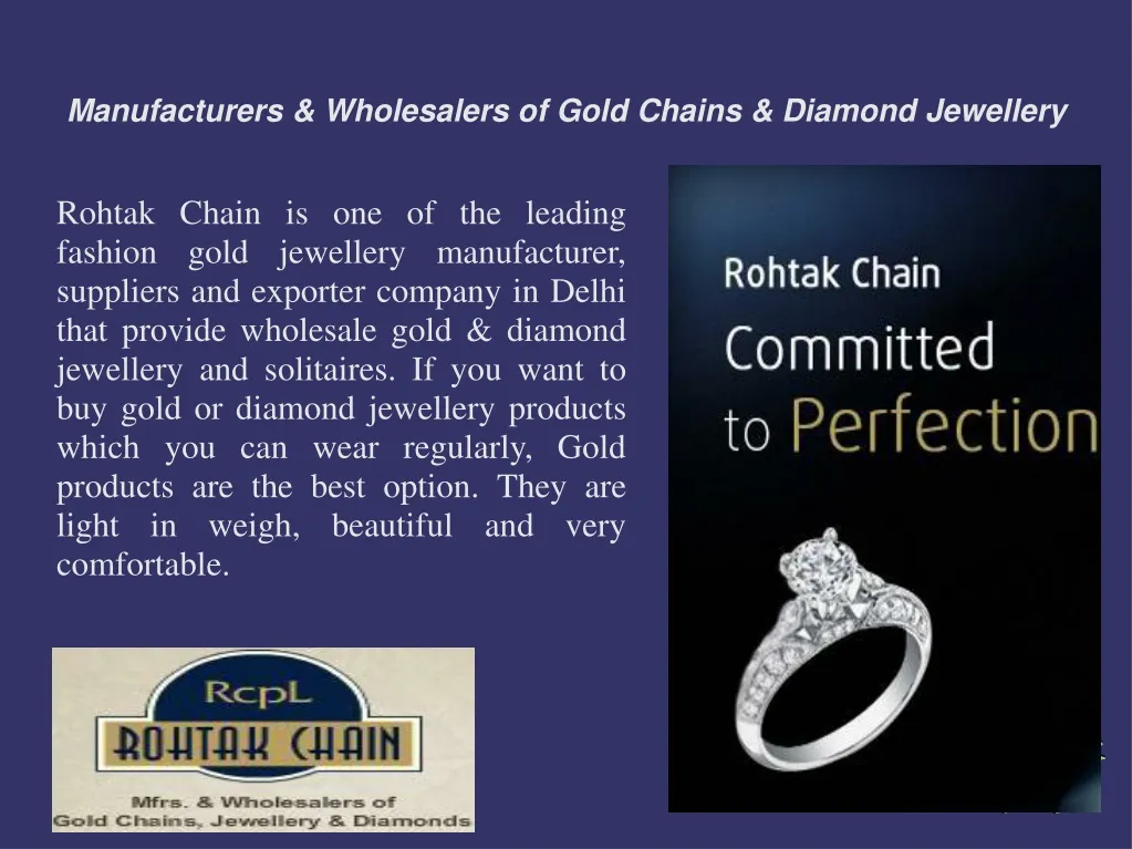 manufacturers wholesalers of gold chains diamond jewellery n.