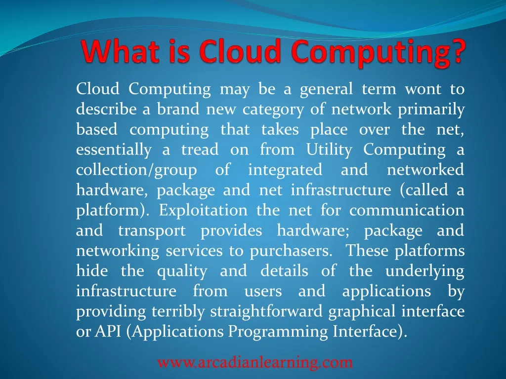 what is cloud computing n.