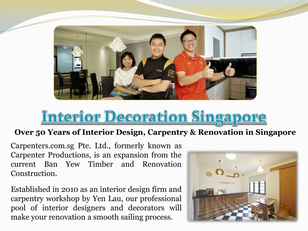 interior decoration singapore n.