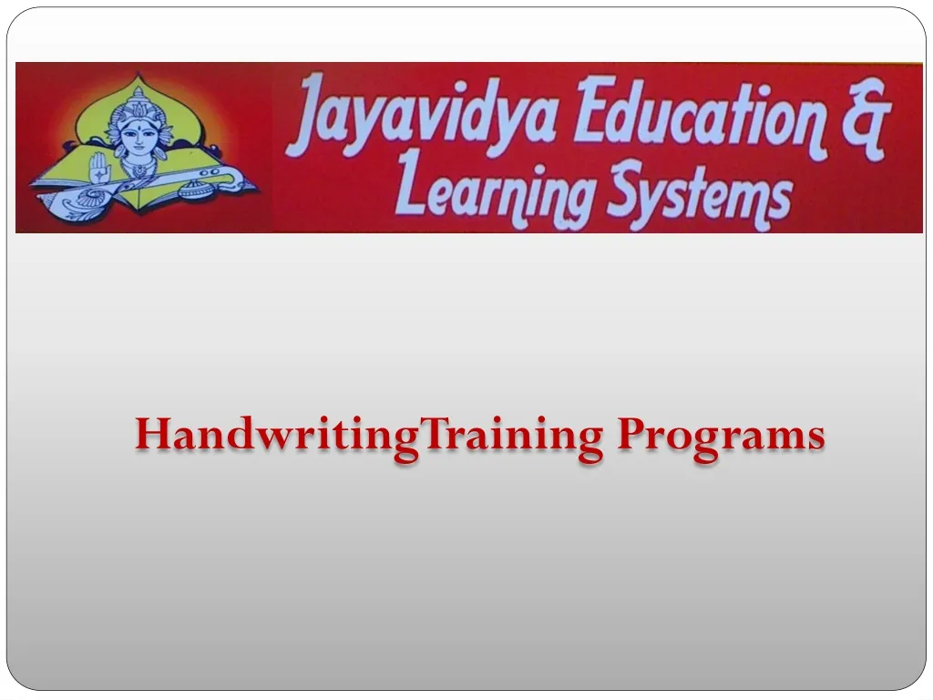 handwritingtraining programs n.
