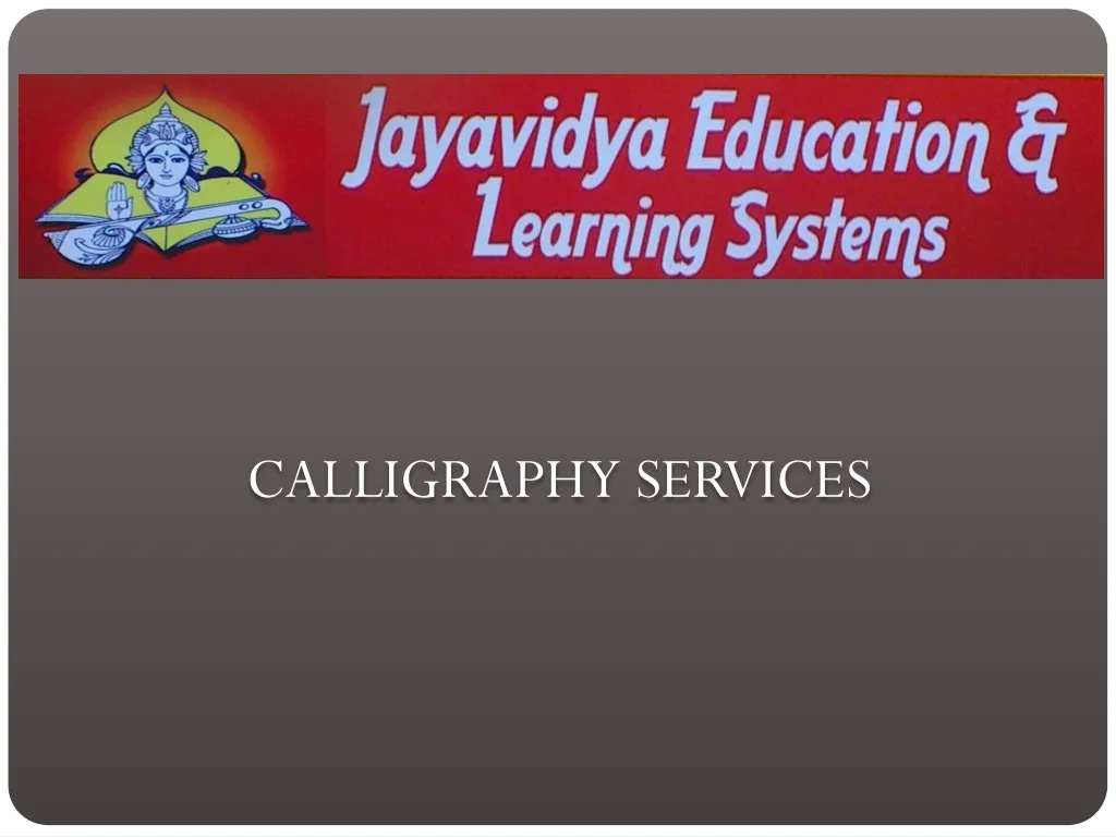 calligraphy services n.