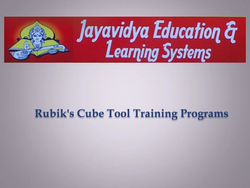 rubik s cube tool training programs n.