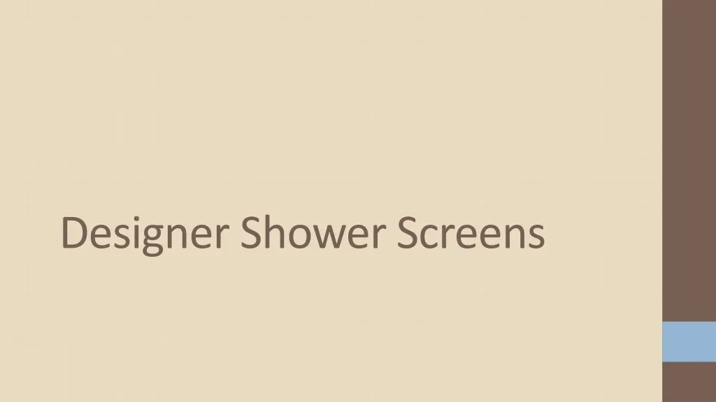 designer shower screens n.