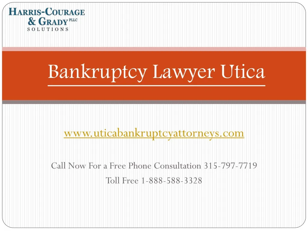 bankruptcy lawyer utica n.