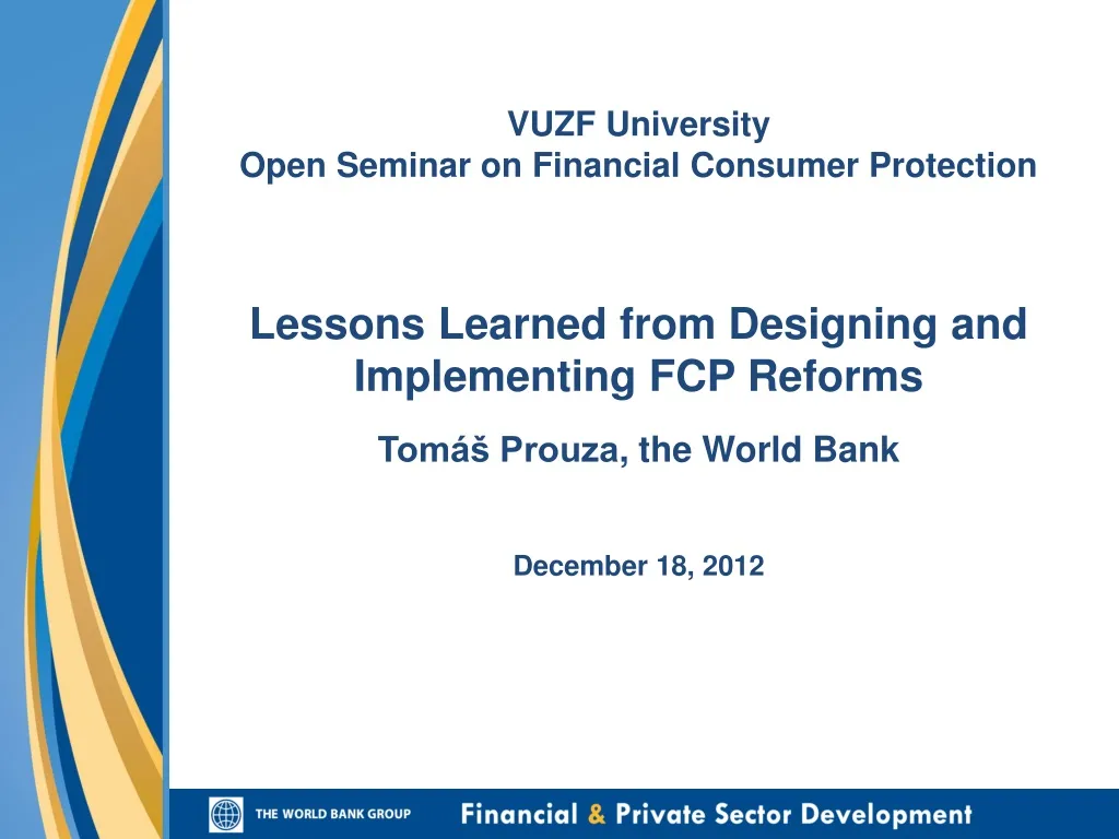 vuzf university open seminar on financial n.