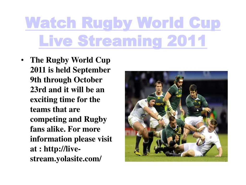 watch rugby world cup live streaming 2011 n.