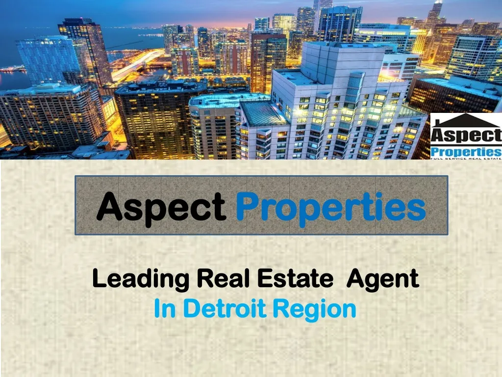 PPT Property Management Rochester MichiganAspect Properties